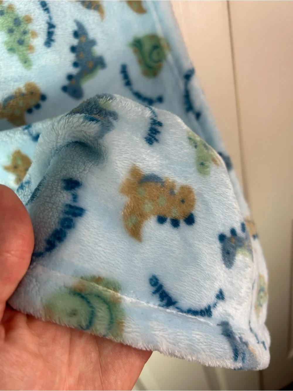 Duck Duck Goose Blue Dinosaur Baby Blanket Green A Roar Able Lovey